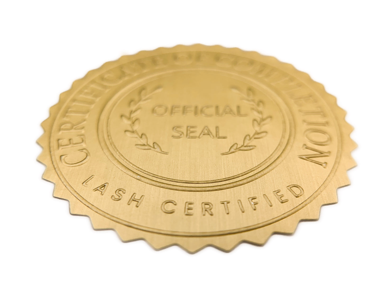 Lash Certificate Seals 20PCS