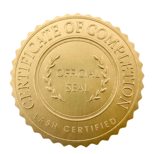 Lash Certificate Seals 20PCS